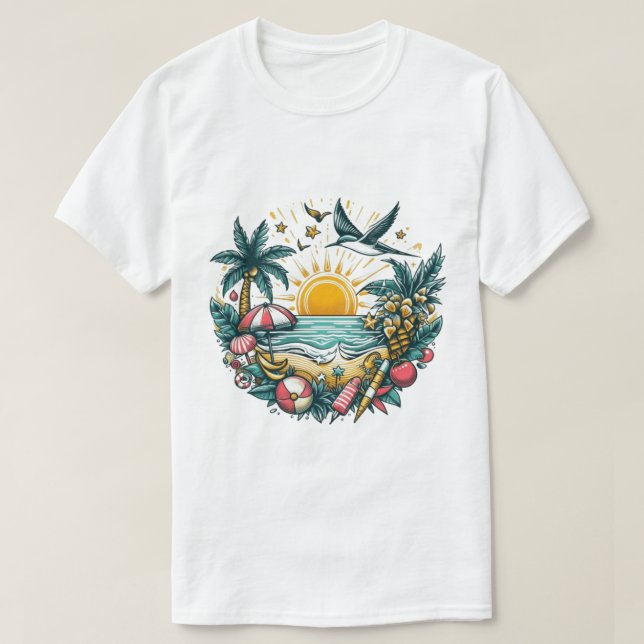 T-shirt Rives d'or (Design devant)