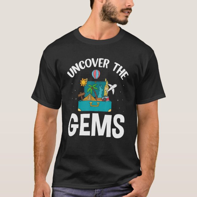 T-shirt Riviera Maya Explorer Découvrez Les Gems été vaca (Devant)