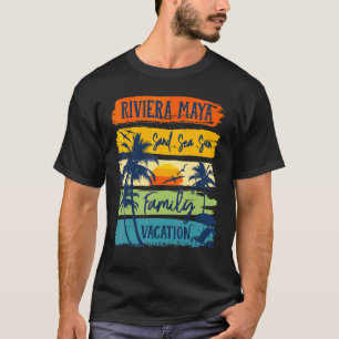 T-shirt Riviera Maya Mexique Vacances 2022 Famille corresp