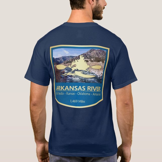 T-shirt Rivière Arkansas (PFK) (Dos)