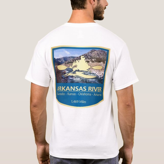 T-shirt Rivière Arkansas (PFK) (Dos)