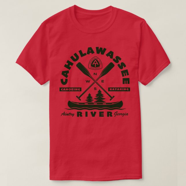 T-shirt Rivière Cahulawassee 1 (Design devant)