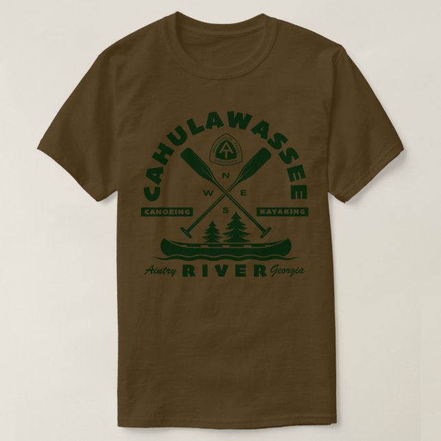 T-shirt Rivière Cahulawassee 1 (Design devant)