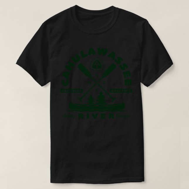 T-shirt Rivière Cahulawassee 1 (Design devant)