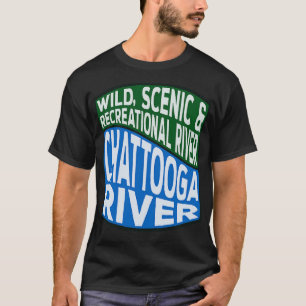 T-shirt Rivière Chattooga Rivière sauvage Rivière Pittores