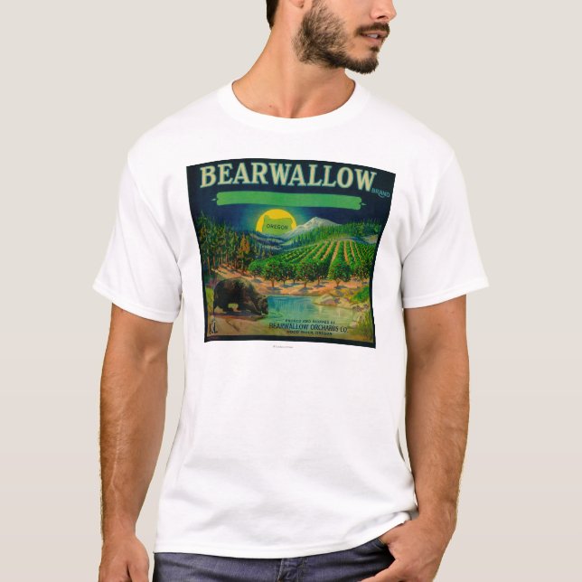 T-shirt Rivière de LabelHood de caisse de Bearwallow (Devant)