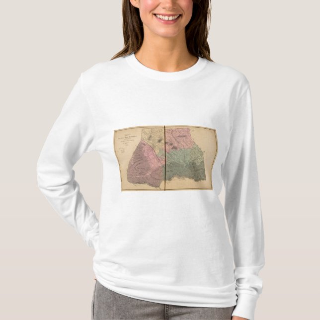 T-shirt Rivière du sud, le comté d'Augusta (Devant)
