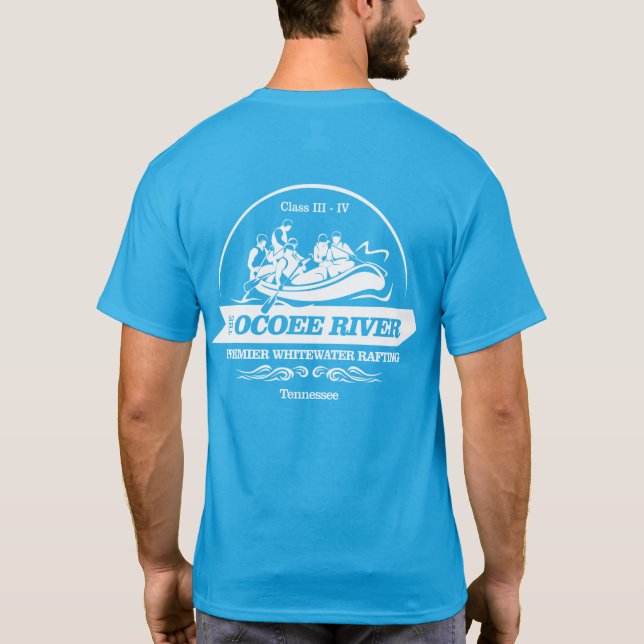 T-shirt Rivière Ocoee (rafting2) (Dos)