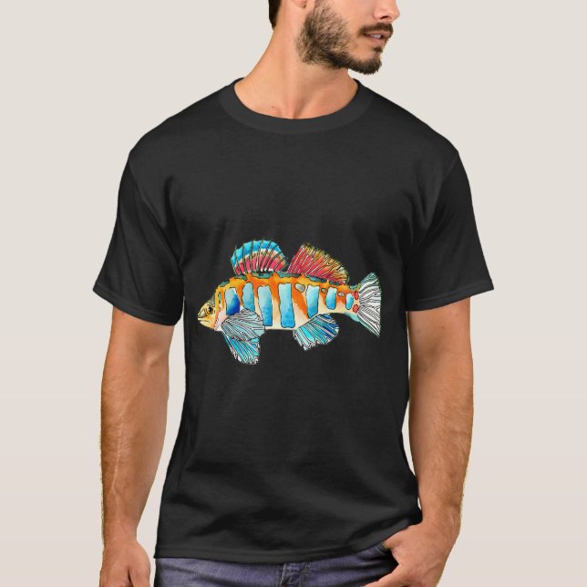 T-shirt Rivière orangée (Devant)