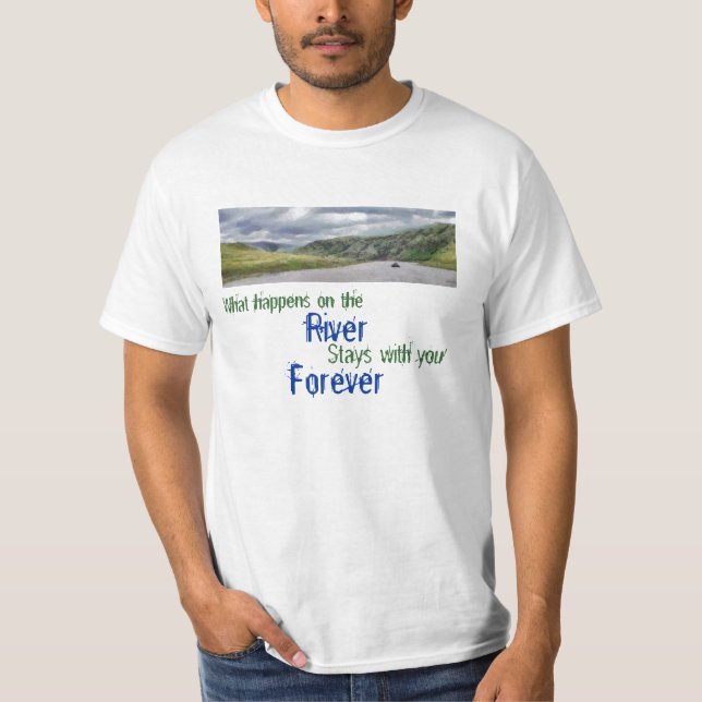 T-shirt Rivière pour toujours (Devant)