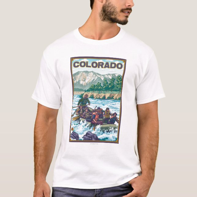 T-shirt Rivière RaftingColorado (Devant)
