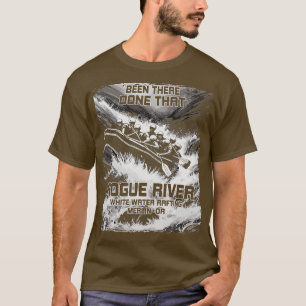 T-shirt Rivière Rogue Rafales d'eau blanche Oregon Raft
