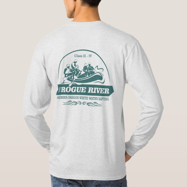 T-shirt Rivière Rogue (rafting2) (Dos)
