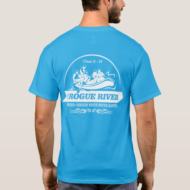 T-shirt Rivière Rogue (rafting2) (Dos)