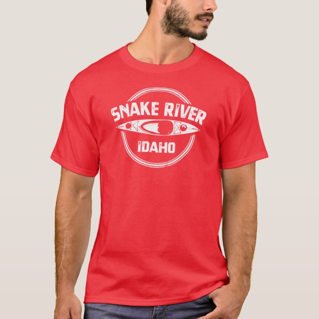 T-shirt Rivière Snake Idaho (Devant)