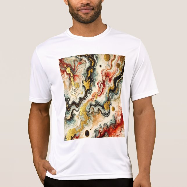 T-shirt Rivières dorées (Devant)