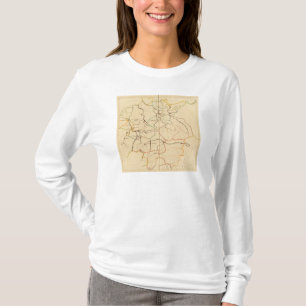 T-shirt Rivières et vallées de l'Allemagne