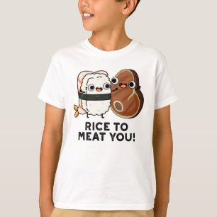 T-shirt Riz À La Viande Vous Drôle Sushi Steak Pun