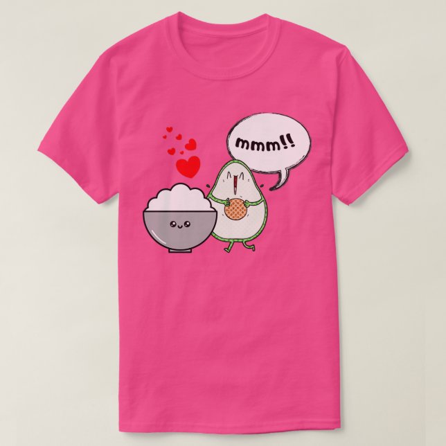 T-shirt riz et avocat POTASSIUM TIK TOK (Design devant)