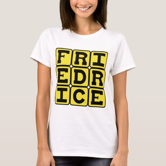 T-shirt Riz Frit, Plat Chinois (Devant)