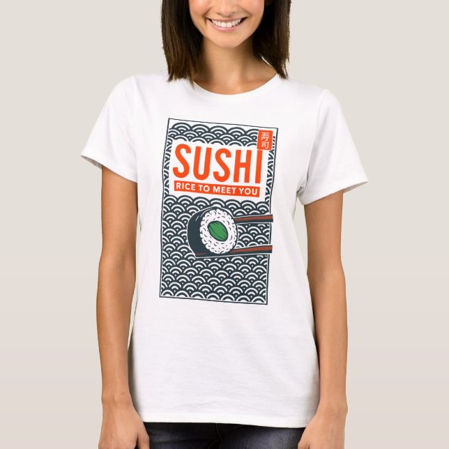 T-shirt Riz pour vous rencontrer (Devant)