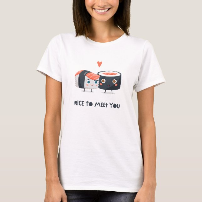 T-shirt Riz Pour Vous Rencontrer (Devant)