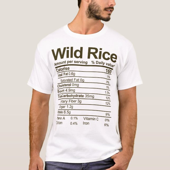 T-shirt Riz sauvage (Devant)