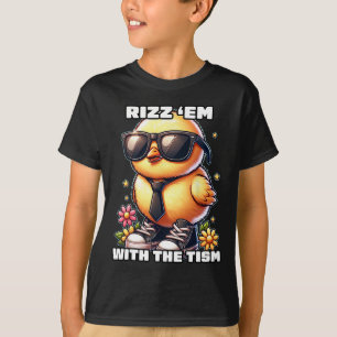 T-shirt Rizz Em avec le Tism Sensibilisation à l'autisme M
