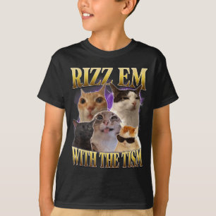 T-shirt Rizz Em avec le Tism Vintage Retro 90s Drôle de Ch