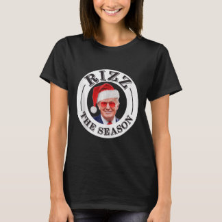 T-shirt Rizz La Saison Drôle Trump Noël Père Noël Pajama