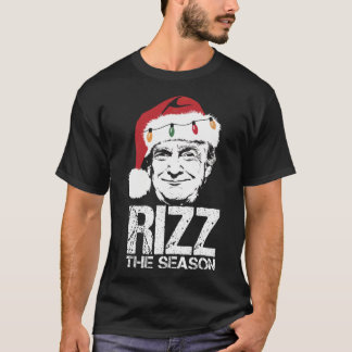 T-shirt Rizz La Saison Drôle Trump Noël Père Noël Pajama