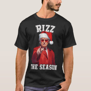 T-shirt Rizz La Saison Drôle Trump Noël Père Noël Pajama