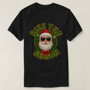 T-shirt Rizz La Saison Tendance Noël Santa