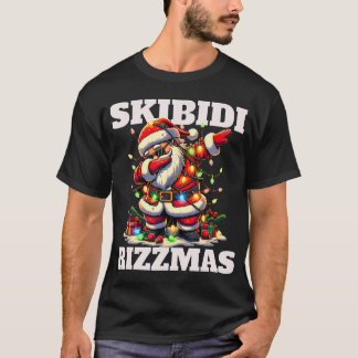T-shirt Rizz Noël Père Noël Funny Noël Gen Alpha Skibidi