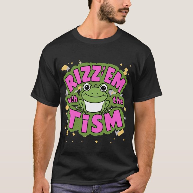 T-shirt Rizz'em avec le tam pour autisme (Devant)
