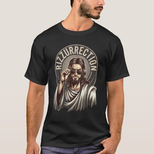 T-shirt Rizzurrection Jésus Rizzen (Devant)