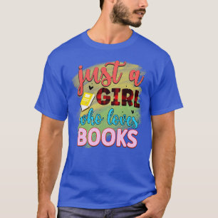 T-shirt Rms003310 juste une fille qui aime les livres