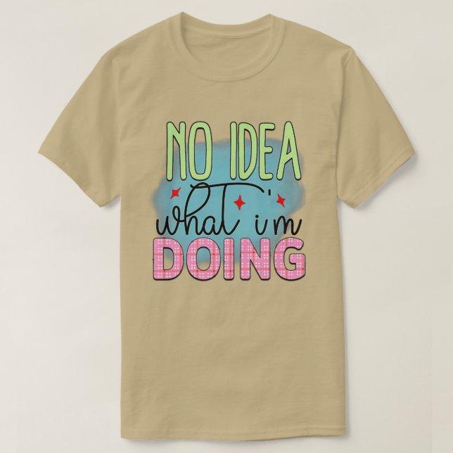 T-shirt Rms003616 Aucune idée de ce qu'il fait (Design devant)