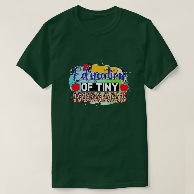 T-shirt Rms004720 éducation des petits humains (Design devant)