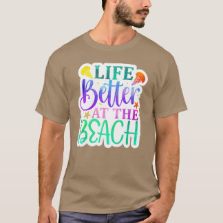 T-shirt Rms006110 Vie meilleure à la plage01