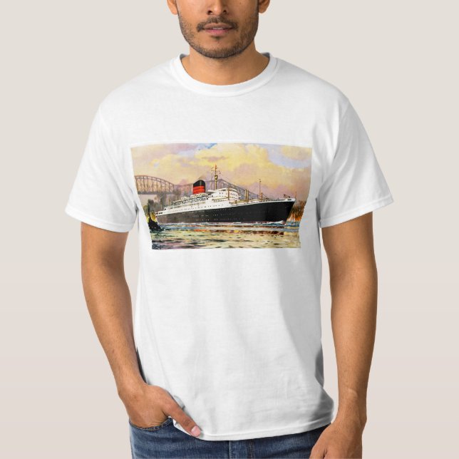 T-shirt RMS Saxonia (Devant)