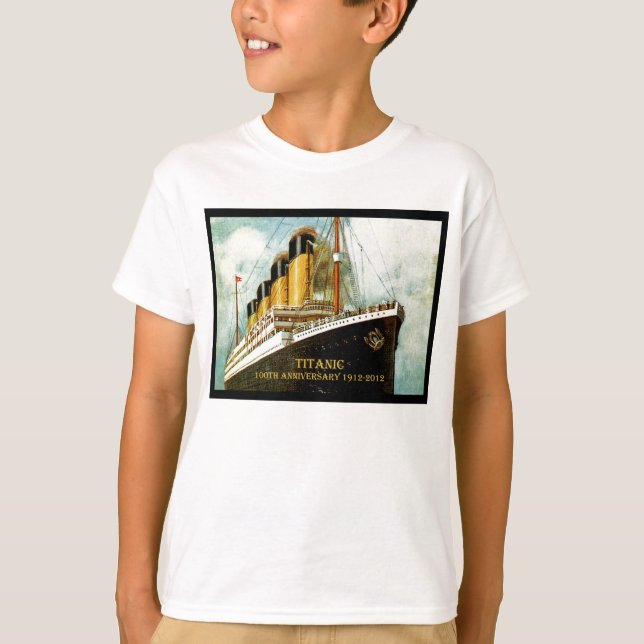 T-shirt RMS Titanic 100e anniversaire T enfant (Devant)