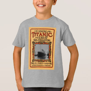 T-shirt RMS Titanic Cruise Ship Disaster 1912 Vintage