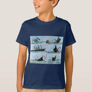 T-shirt RMS Titanic descendant l'histoire de glissière de