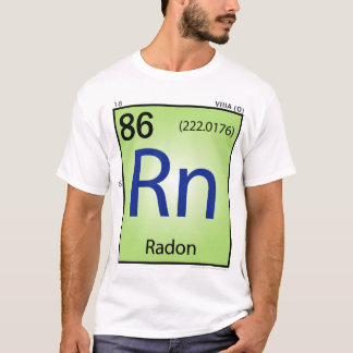 T-shirt (Rn) d'élément de radon - avant seulement