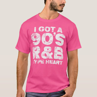 T-shirt Rnb Neuvities Musique J'Ai Un Type B 90'S Heart Vi