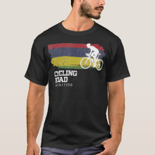 T-shirt Road Cycling Ile Maurice Road Vélo Vitesse Voiture