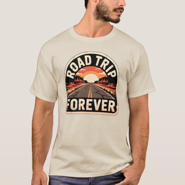 T-shirt Road Trip Forever (Devant)