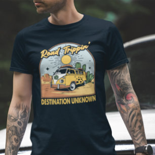 T-shirt Road Trippin, Western Graphic, Chemise de Voyage R