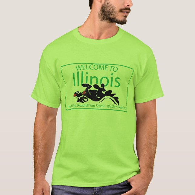 T-shirt Roadkill de l'Illinois (Devant)